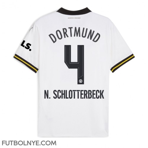 Camiseta Borussia Dortmund Nico Schlotterbeck #4 Tercera Equipación 2024-25 manga corta